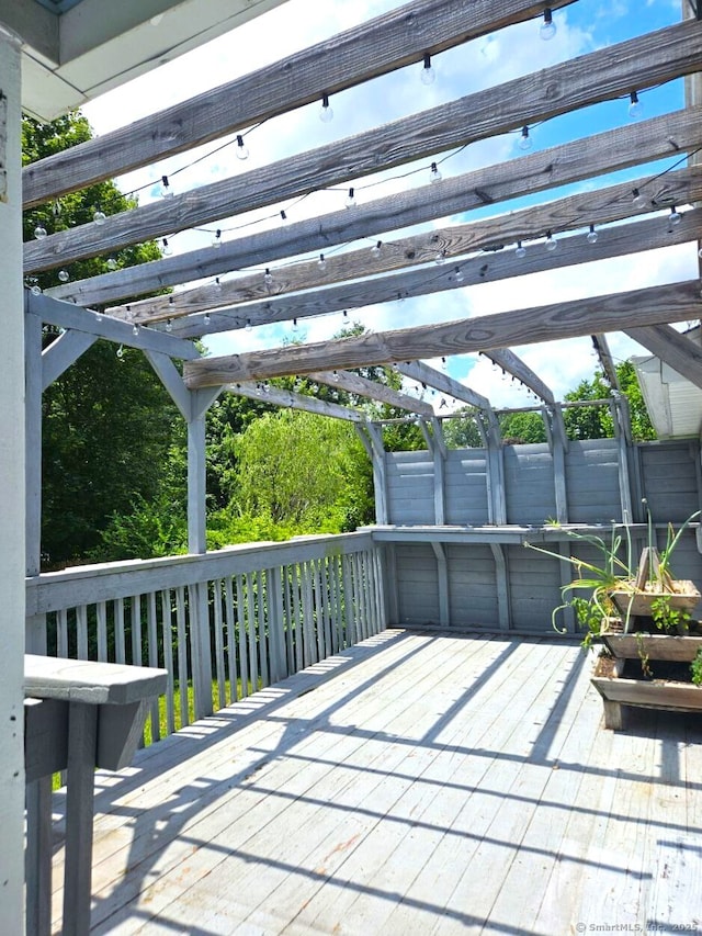 108 French St, Bristol, CT 06010 - view of wooden deck