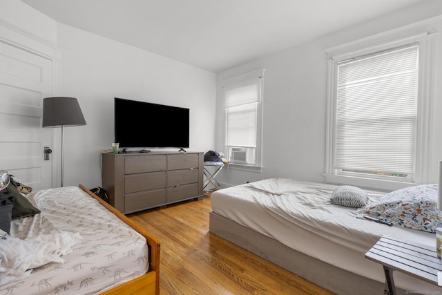 269 Olivia St, Derby, CT 06418 - bedroom featuring light wood finished floors and cooling unit