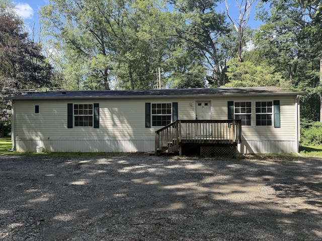 27 August Dr, Brooklyn, CT 06234 - view of front of house featuring a deck