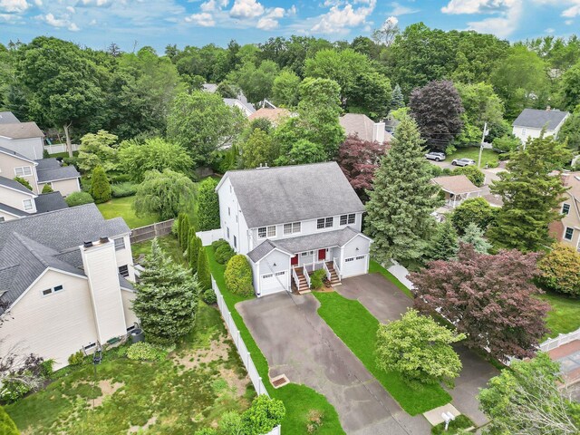668 Kings Hwy W Unit 668, Fairfield, CT 06890 - aerial perspective of suburban area with a tree filled landscape