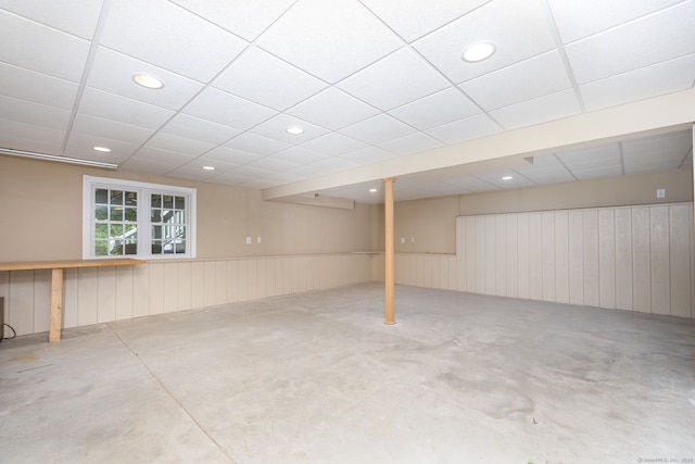 20 Stony Creek Rd Unit 20, Southington, CT 06479 - basement with wainscoting and recessed lighting