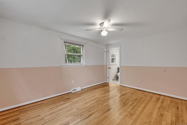 43 Kanter Dr, Vernon, CT 06066 - spare room with light wood-type flooring and a ceiling fan
