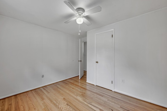 43 Kanter Dr, Vernon, CT 06066 - unfurnished room with light wood-style flooring and ceiling fan