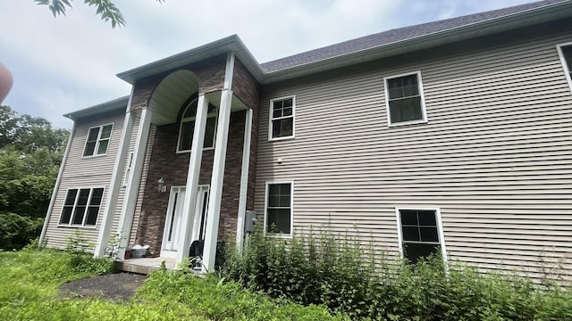 49 Ratlum Mountain Rd, Barkhamsted, CT 06063 - rear view of property