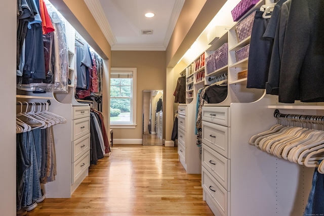 4 Brighton Ln, Simsbury, CT 06070 - spacious closet with light wood finished floors