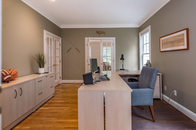 4 Brighton Ln, Simsbury, CT 06070 - office space with light wood-style floors and ornamental molding