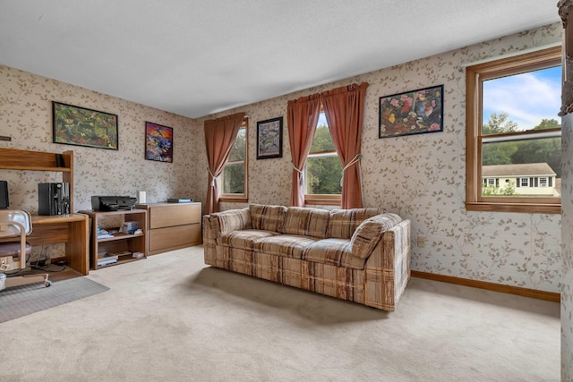 21 Briarcliffe Trl, Old Saybrook, CT 06475 - office featuring wallpapered walls and carpet