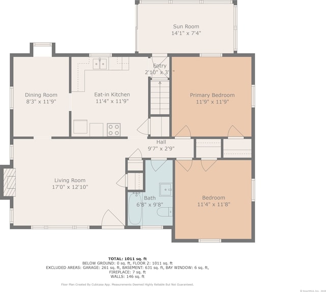 141 Orchard St, Meriden, CT 06450 - view of property floor plan