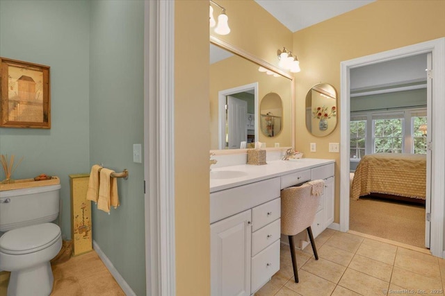 33 Wadsworth Ln Unit 33, Wallingford, CT 06492 - ensuite bathroom with double vanity and tile patterned floors