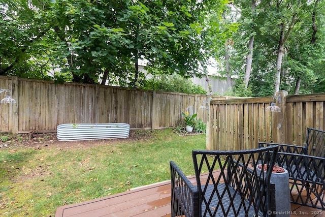 40 Orchard Brook Dr Unit 40, Wethersfield, CT 06109 - fenced backyard with a deck