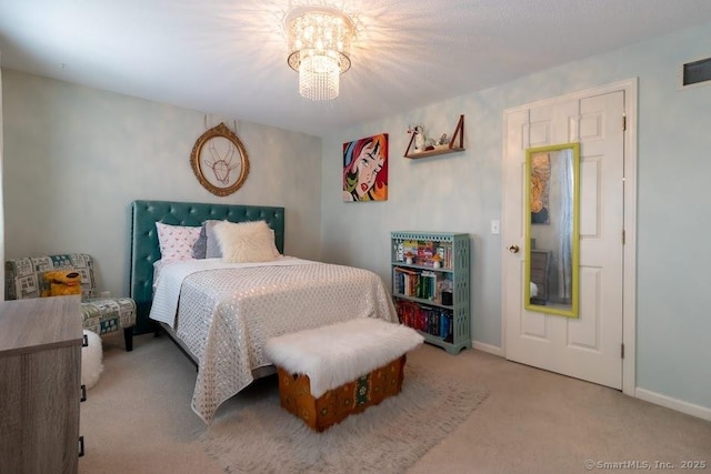 40 Orchard Brook Dr Unit 40, Wethersfield, CT 06109 - carpeted bedroom with a chandelier and baseboards