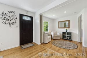 24 Wapping Wood Rd, Ellington, CT 06029 - foyer entrance featuring wood finished floors and recessed lighting