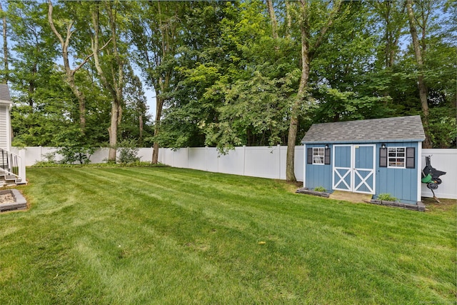 24 Wapping Wood Rd, Ellington, CT 06029 - fenced backyard featuring a shed