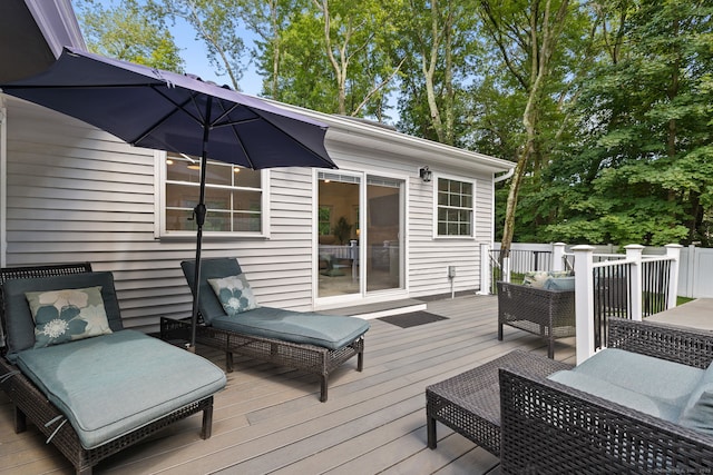 24 Wapping Wood Rd, Ellington, CT 06029 - view of deck