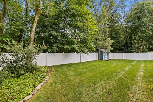 24 Wapping Wood Rd, Ellington, CT 06029 - fenced backyard with a storage unit