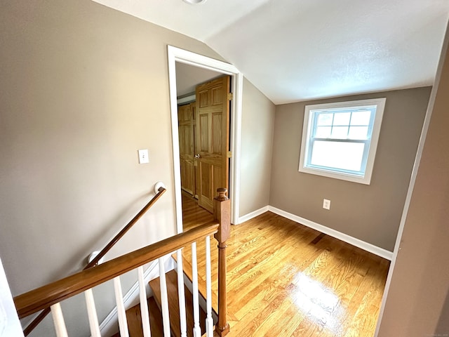 57 S Main St, East Granby, CT 06026 - unfurnished room featuring vaulted ceiling and light wood-type flooring