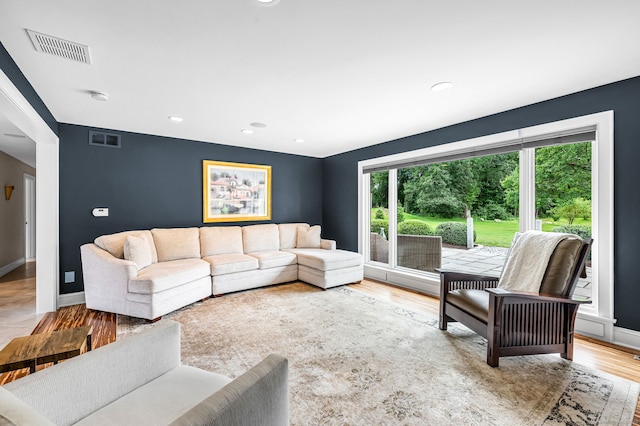 10 Prynne Ridge Rd, Longmeadow, MA 01106 - living room with wood finished floors and recessed lighting