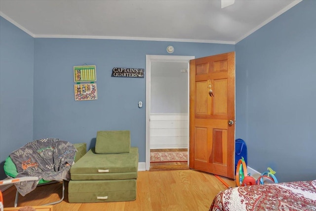 30 Lake Rd, Columbia, CT 06237 - bedroom featuring wood finished floors and ornamental molding