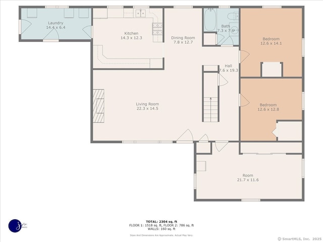 30 Lake Rd, Columbia, CT 06237 - view of room layout