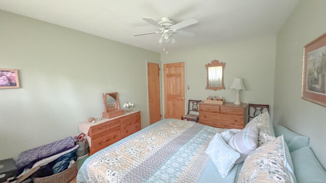 70 River Rd, Preston, CT 06365 - bedroom with a ceiling fan