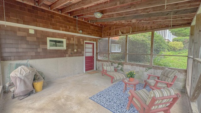 70 River Rd, Preston, CT 06365 - view of unfurnished sunroom