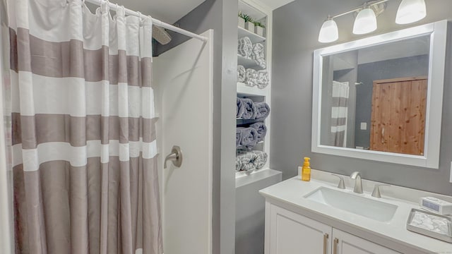 70 River Rd, Preston, CT 06365 - full bathroom featuring vanity and curtained shower