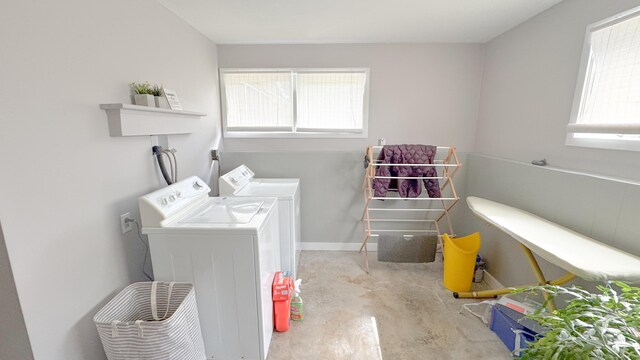 70 River Rd, Preston, CT 06365 - washroom featuring washer and dryer and healthy amount of natural light
