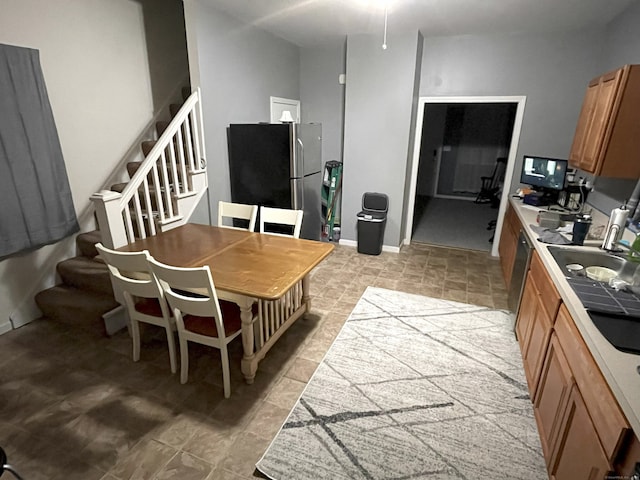699 Main St, Watertown, CT 06779 - dining area featuring stairway