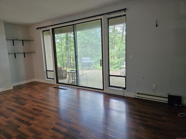 29 Great Meadow Ln Unit 29, Farmington, CT 06001 - unfurnished room with a baseboard radiator and wood finished floors