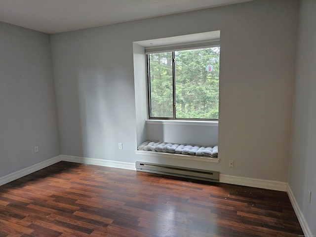 29 Great Meadow Ln Unit 29, Farmington, CT 06001 - empty room featuring a baseboard radiator and wood finished floors