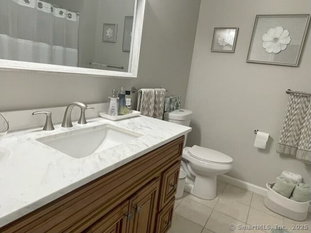 36 Todd St Unit 507, Hamden, CT 06518 - bathroom featuring tile patterned floors, vanity, and a shower with curtain