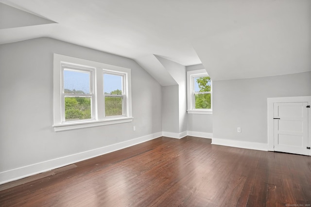 79 W Wooster St, Danbury, CT 06810 - bonus room featuring vaulted ceiling and dark wood-style flooring