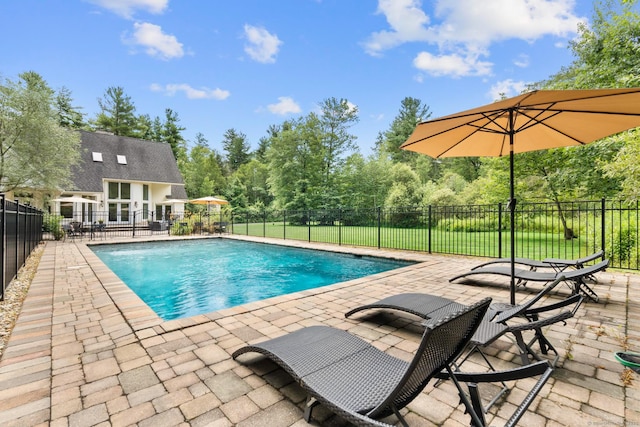 274 Sharon Tpke, Goshen, CT 06756 - view of swimming pool with a patio