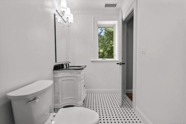 274 Sharon Tpke, Goshen, CT 06756 - bathroom featuring vanity and ornamental molding