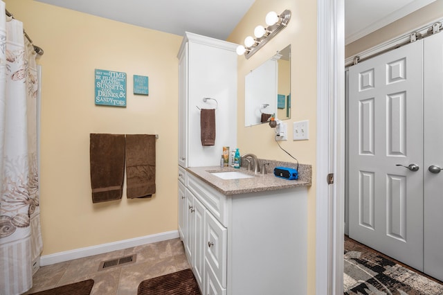 845 Five Mile River Rd, Putnam, CT 06260 - full bath featuring vanity and baseboards
