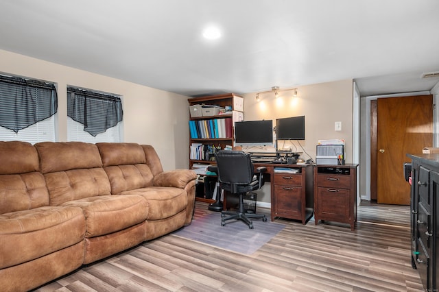 845 Five Mile River Rd, Putnam, CT 06260 - office area featuring light wood finished floors