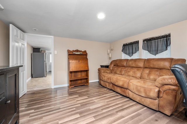 845 Five Mile River Rd, Putnam, CT 06260 - living area with light wood-type flooring and recessed lighting