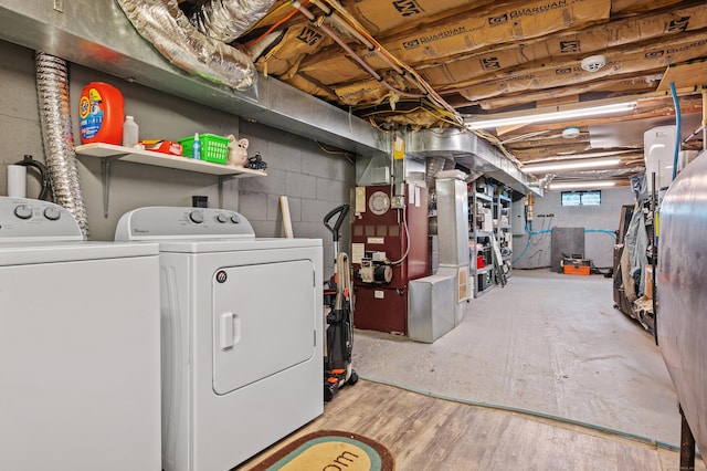 845 Five Mile River Rd, Putnam, CT 06260 - basement featuring washer and clothes dryer