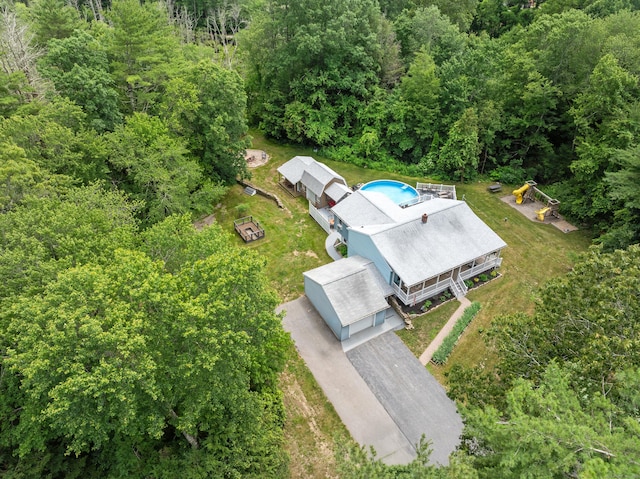 845 Five Mile River Rd, Putnam, CT 06260 - view of subject property featuring a heavily wooded area