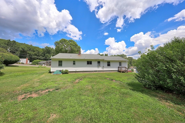 97 Edgewood Ave, Thomaston, CT 06787 - rear view of house with a yard