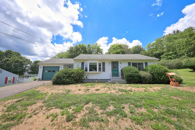 97 Edgewood Ave, Thomaston, CT 06787 - ranch-style house featuring driveway, a garage, and a front yard