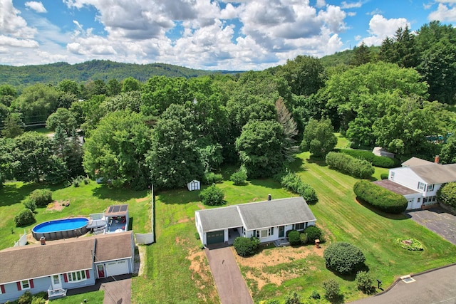 97 Edgewood Ave, Thomaston, CT 06787 - aerial view of property and surrounding area with a forest