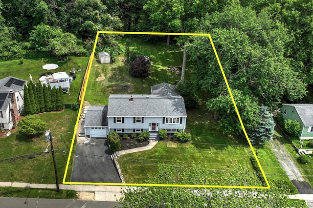 43 Berner Ter, Milford, CT 06460 - view of subject property with property parcel outlined