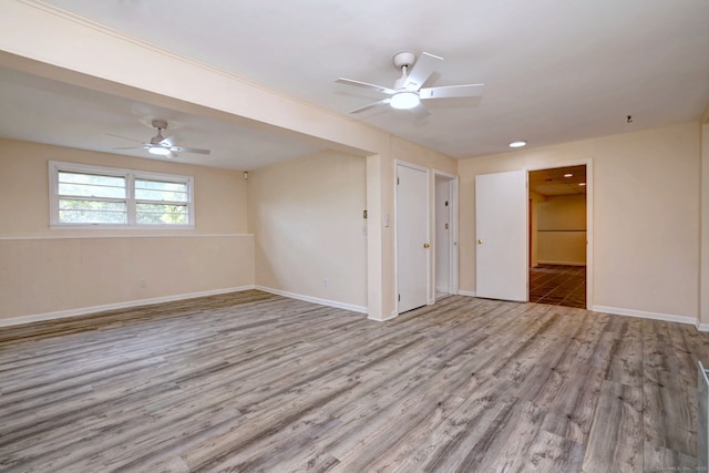 43 Berner Ter, Milford, CT 06460 - unfurnished room with ceiling fan and wood finished floors