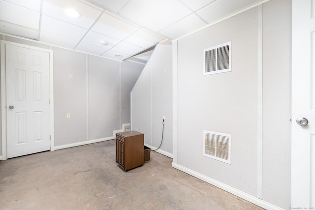 15 Boardman St, Bristol, CT 06010 - basement featuring baseboards and a drop ceiling