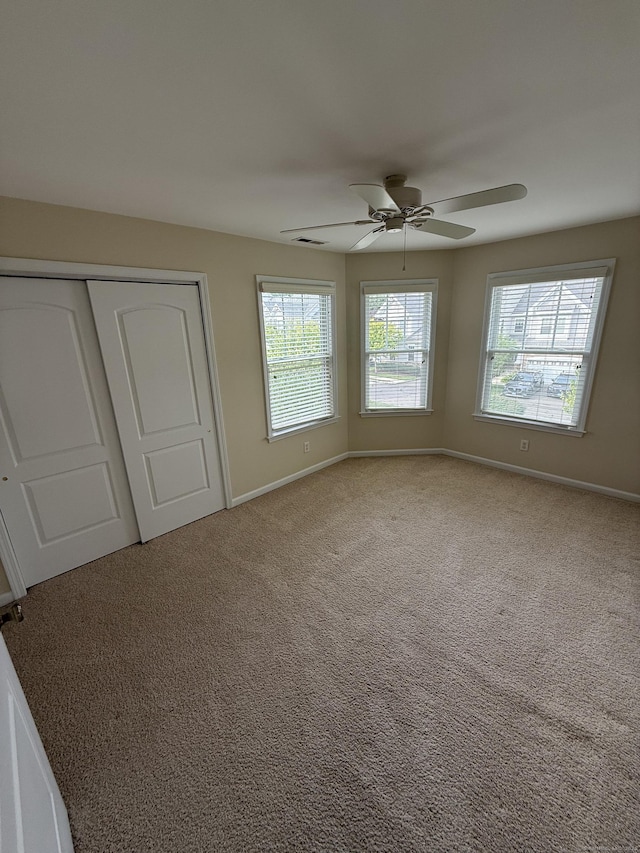 1 Sampson Ter Unit 801, Danbury, CT 06810 - unfurnished bedroom with carpet floors, a closet, and ceiling fan