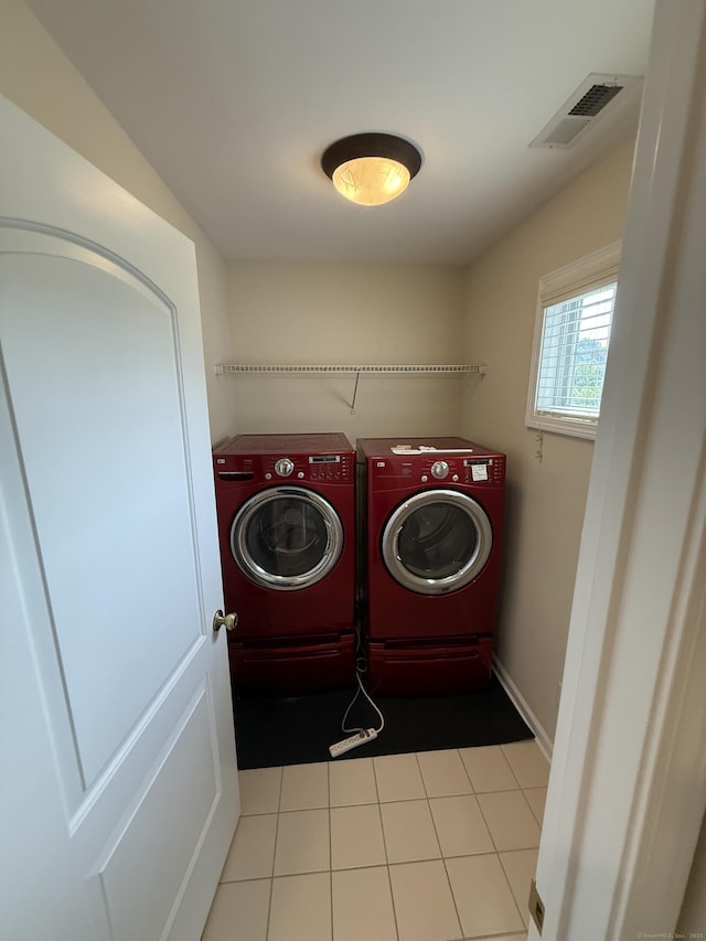 1 Sampson Ter Unit 801, Danbury, CT 06810 - laundry area featuring washing machine and dryer and tile patterned flooring