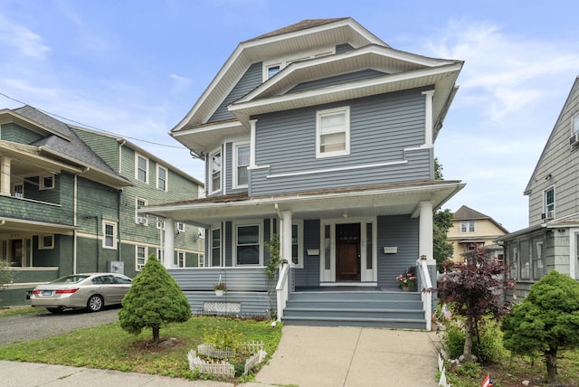 103 Eaton St, Bridgeport, CT 06604 - view of front of home featuring a porch