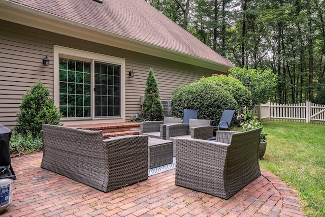 6 Salisbury Way, Farmington, CT 06032 - view of patio with an outdoor living space