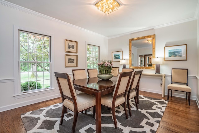 6 Salisbury Way, Farmington, CT 06032 - dining area with crown molding and wood finished floors